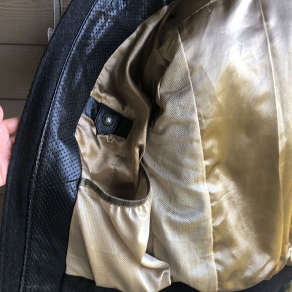 NWOT Roland Sands Designer Men’s Wool/Leather Biker Jacket - Picture 11 of 16